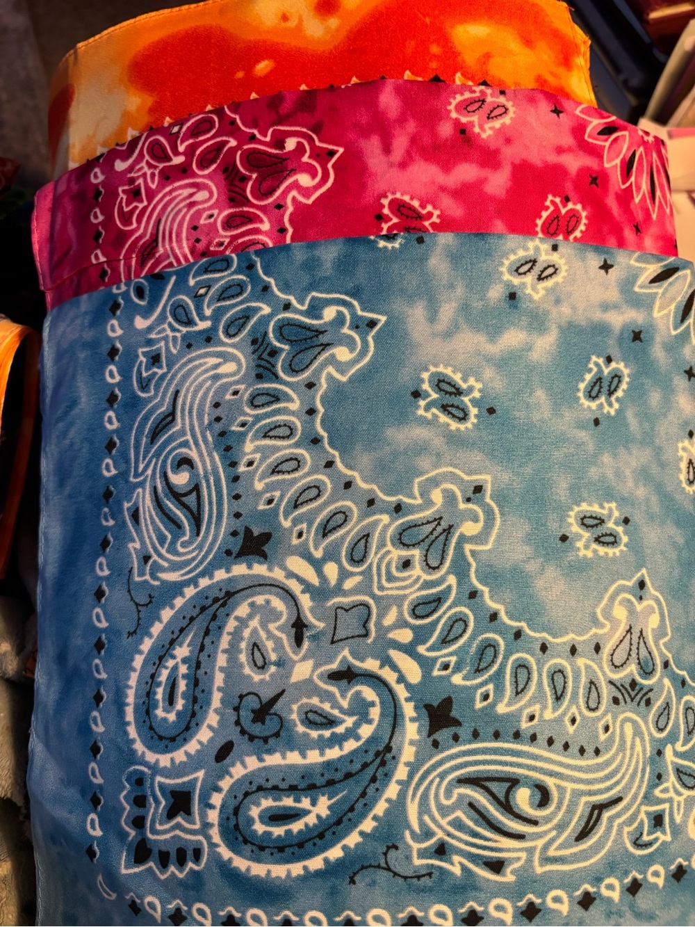 Soft Paisley Bandana 3 colors